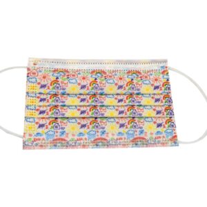Mascherina Chirurgica a 3 Veli Tipo IIR Pediatrica Cartoon Flowpack - 800 pz - 2