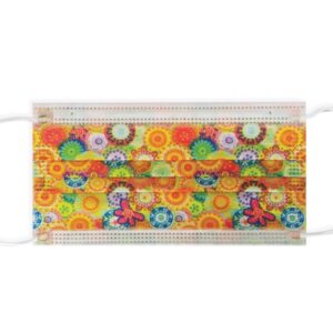 Mascherina Chirurgica a 3 Veli Tipo IIR Adulti Colors Flowpack - 800 pz - 3