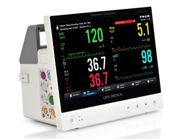 Monitor Paziente Multiparametrico Aiview V12 13,3", ECG 5 Derivazioni