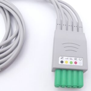 Cavo ECG 5 Derivazioni per 54405, Ricambio - Richiede Cavo 54407 - 4 pezzi - 3