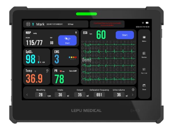 Monitor Segni Vitali Aiview VS Tablet Multiparametrico Adulti e Pediatrico