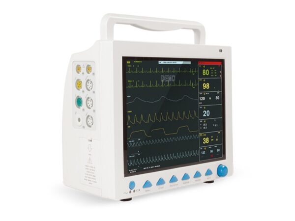 Monitor Paziente Multiparametrico CMS 8000 ECG RESP SpO2 NIBP Temp Display LCD 1