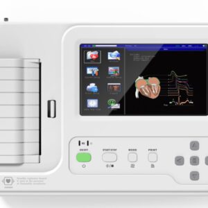 Contec Elettrocardiografo 600G - 3/6 Canali con Display, Monitor 12 Canali