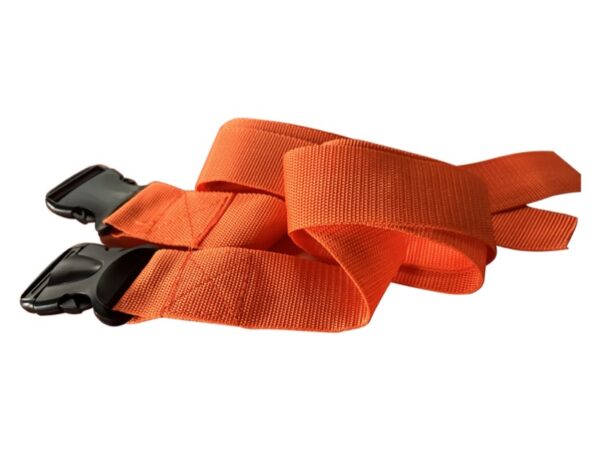 Cintura di Sicurezza per Barella 165 cm Arancio, Fibbia Plastica - 40 pezzi