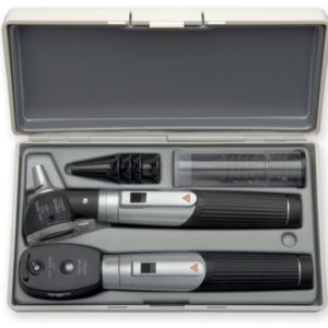 Heine Set Diagnostico Mini 3000 LED a Fibre Ottiche con Otoscopio e Oftalmoscopi