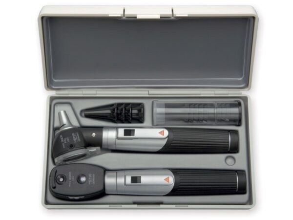 Heine Set Diagnostico Mini 3000 LED a Fibre Ottiche con Otoscopio e Oftalmoscopi