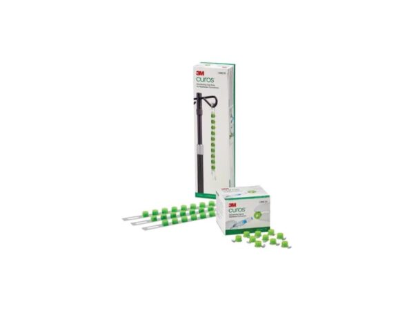 3M Curos Tappini Disinfettanti per Connettori Needle-Free - 2 pezzi