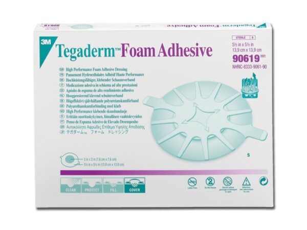 3M Tegaderm Foam Medicazione in Schiuma Non Adesiva Sterile 14x14 cm - 15 pz