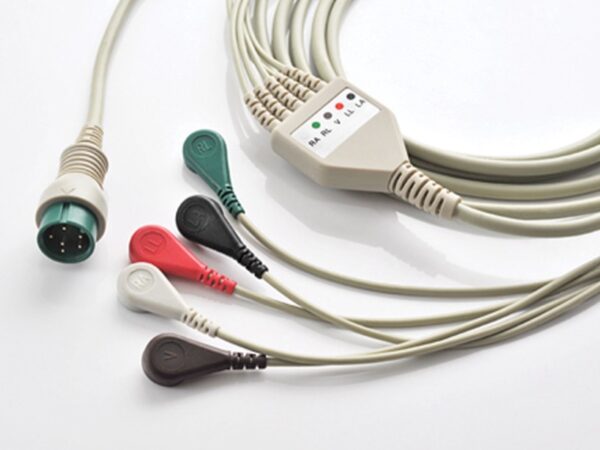 Cavo ECG per Monitor K12 e K15 - Ricambio - 4 pezzi