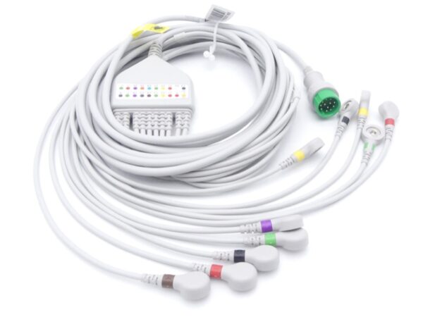 Cavo ECG 10 Derivazioni per Monitor K12 - Ricambio per 35308, 35332 - 3 pezzi