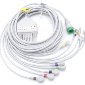 Cavo ECG 10 Derivazioni per Monitor K12 - Ricambio per 35308, 35332 - 3 pezzi - 2