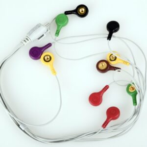 Cavo Derivazioni ECG 10 Elettrodi a Bottone Ricambio per 54300 - 2 pezzi - 1