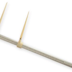Calibro per Misura Neonati in Alluminio Ossidato Graduato da 0 a 90 cm - 2 pezzi - 1