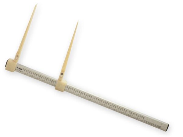 Calibro per Misura Neonati in Alluminio Ossidato Graduato da 0 a 90 cm - 2 pezzi