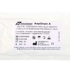 Polvere Addensante Gelid Polimerica Super Assorbente 50 g - 75 pezzi - 1