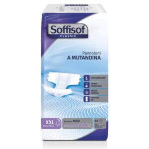 Pannoloni Soffisof Classic per Incontinenza Forte Taglia XX-Large - 120 pezzi - 1