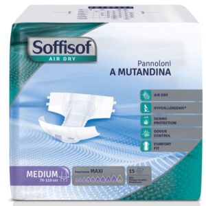 Pannoloni Soffisof Air Dry Incontinenza Forte Taglia Medium - 180 pz - 1