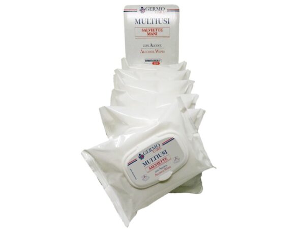 Salviettine Mani Idroalcoliche Alcol 70% - Flowpack da 20 pz - 60 flowpack