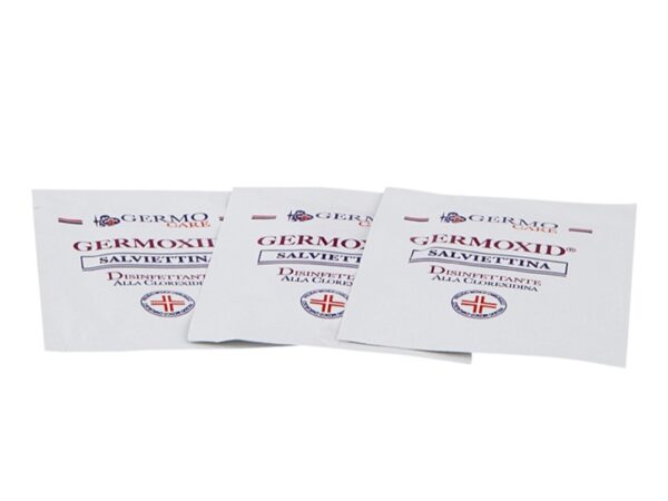 Germoxid Salviette Disinfettanti alla Clorexidina per la Cute - 1600 pezzi