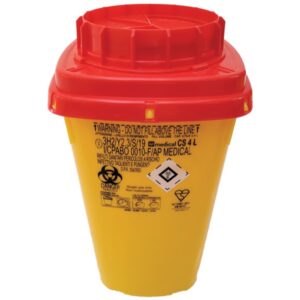 Contenitore Rifiuti Taglienti Linea CS 4 Litri 16,7x16,7x28,2 cm - 80 pezzi - 1