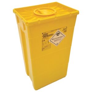 Contenitore Rifiuti Ospedalieri Speciali 60 litri con Coperchio Doppio - 10 pz - 1