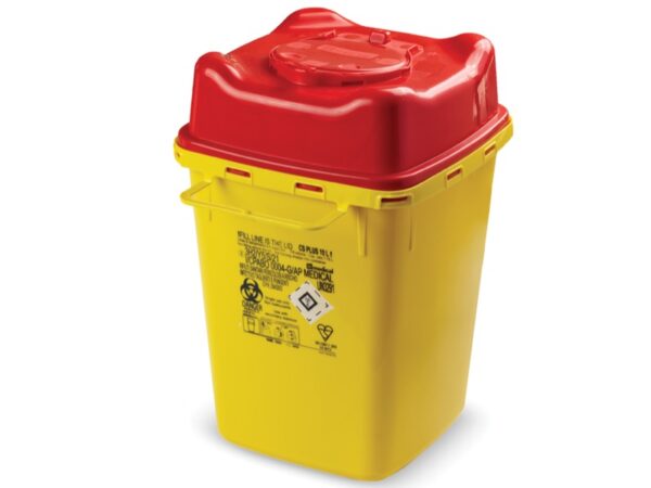 Contenitore per Rifiuti Taglienti Linea CS Plus 10 Litri 22x22x32,5 cm - 33 pz