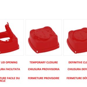 Contenitore Rifiuti Taglienti Linea CS Plus 22 Litri 37,5x27,2x34,5 cm - 20 pz - 2