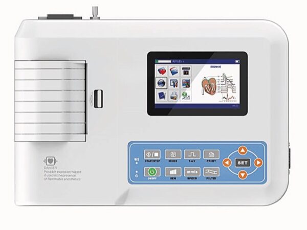 Contec Elettrocardiografo 300G a 3 Canali con Display LCD 4,3"