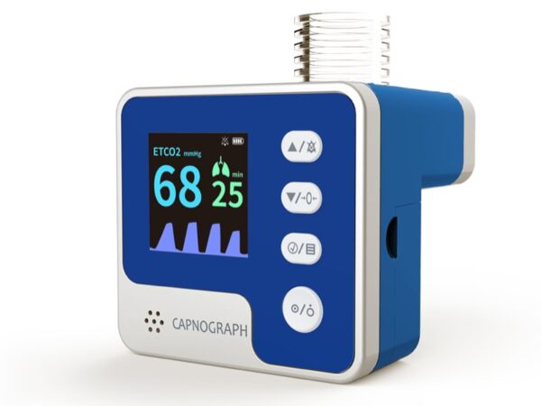 Capnografo Mainstream Adulti Pediatrico per EtCO2 e Frequenza Respiratoria