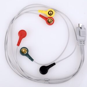 Cavo Derivazioni ECG 5 Elettrodi a Bottone per 54300 - 2 pezzi - 1