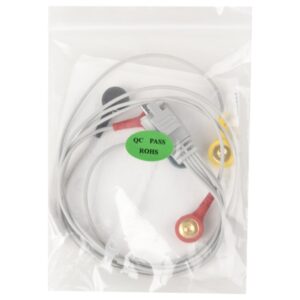 Cavo Derivazioni ECG 5 Elettrodi a Bottone per 54300 - 2 pezzi - 2