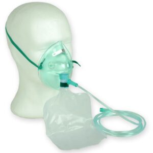 Mascherina Alto Flusso Adulti per Ossigenoterapia con Tubo - 80 pz - 2