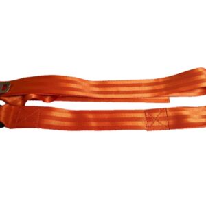 Cintura di Sicurezza per Barella in 2 Parti Arancio, Fibbia Metallo - 15 pezzi
