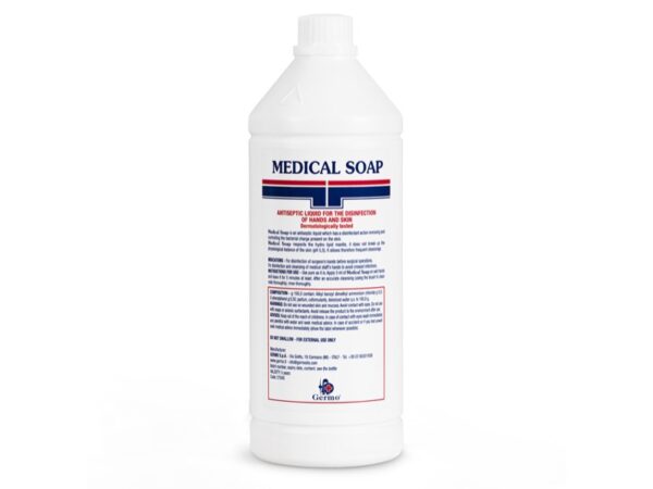 Medical Soap Sapone Disinfettante Mani e Cute - Flacone 1 Litro - 25 flaconi