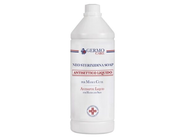 Neo Sterixina Soap Sapone Disinfettante Mani Clorexidina 4% 1 Litro - 12 flaconi