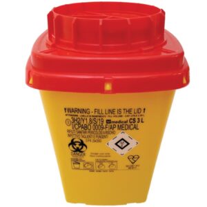 Contenitore per Rifiuti Taglienti Linea CS da 3 Litri 16,7x16,7x23,2 cm - 100 pz - 1