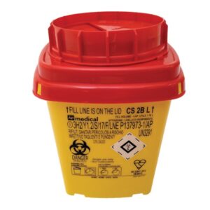 Contenitore Rifiuti Taglienti Linea CS 2 Litri 14,8x14,8x19,5 cm - 120 pezzi - 1