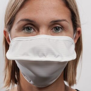 Mascherina Riutilizzabile Mycroclean BFE 99,8% Bianca, Nasello - 12 pz - 2