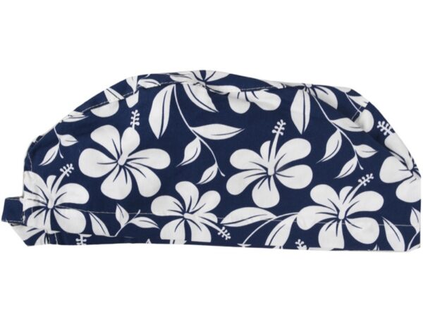 Cappellino Chirurgico Fantasia Hawaii con Laccetti Regolabili - Taglia M - 15 pz