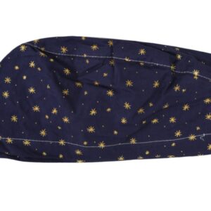 Cappellino Sanitario Fantasia con Laccetti Regolabili Stelle M - 15 pezzi - 1