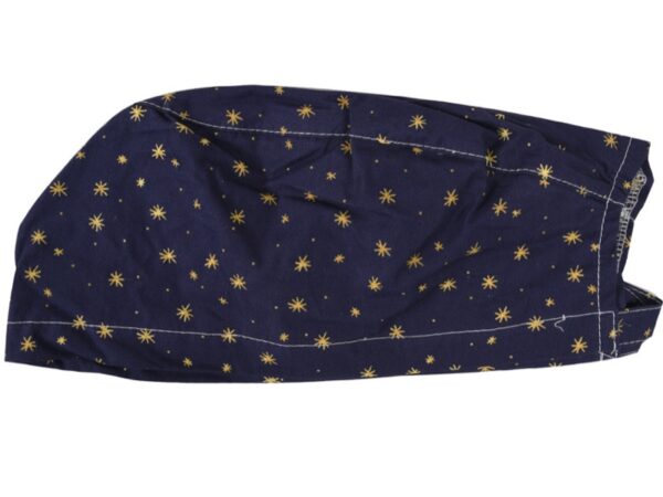 Cappellino Sanitario Fantasia con Laccetti Regolabili Stelle M - 15 pezzi
