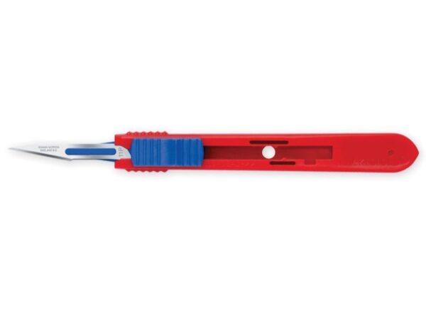Swann-Morton Bisturi di Sicurezza Lama Retraibile Inox N.11P Sterile - 75 pz
