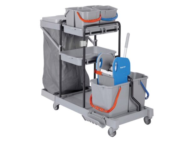Carrello Multifunzionale per Pulizie Ambulatoriali