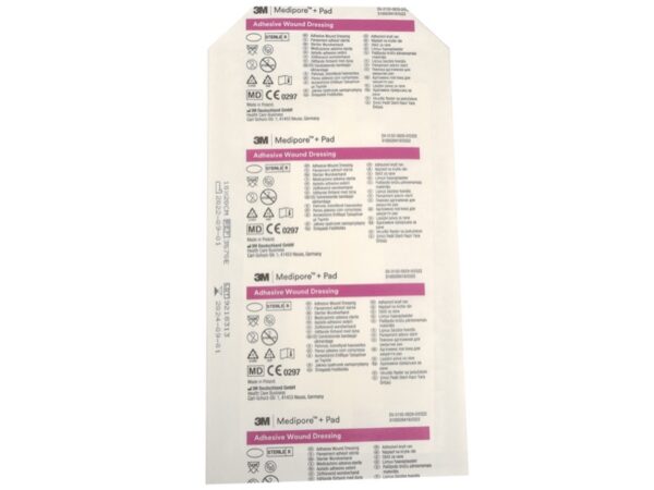 3M Medipore + Pad Medicazione 10x20 cm - 100 pezzi