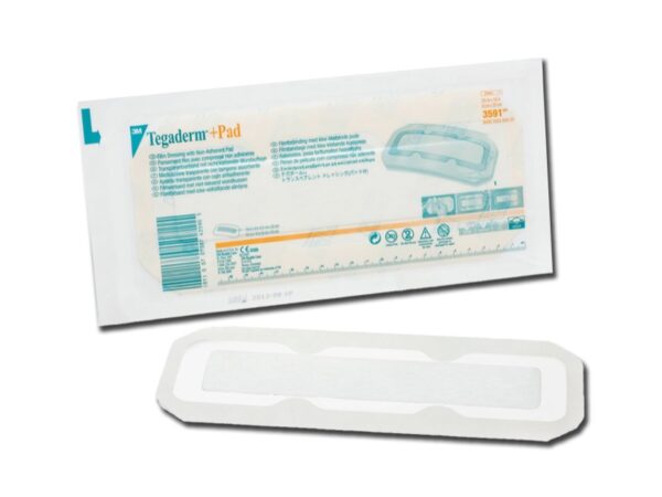 3M Tegaderm+Pad Medicazione Sterile Trasparente 9x25 cm 3591 - 50 pz