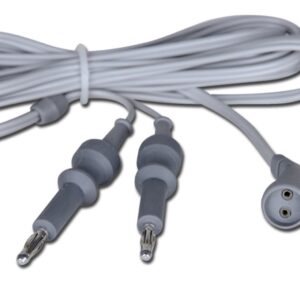 Cavo Bipolare US 2 Pin in Silicone per Elettrobisturi MB 240-380, 3 m - 2 pezzi - 1