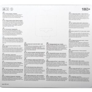 3M Aura 1863+ Mascherina Respiratoria FFP3 IIR, Filtrazione >99% - 20 pz - 3