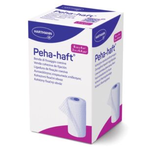 Hartmann Peha-Haft 30040 Benda Elastica Coesiva 4 m x 8 cm Latex Free - 80 pezzi - 2