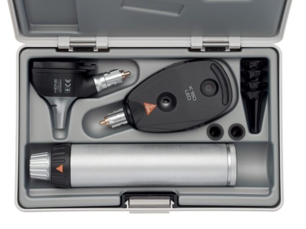 Heine Set Diagnostico K 180 LED F.O. Otoscopio + Oftalmoscopio 2,5 V con Manico