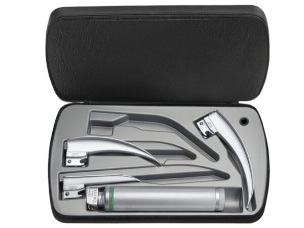 Heine Set Laringoscopio a Fibre Ottiche Classic+ LED con 3 Lame Manico 2,5 V - F